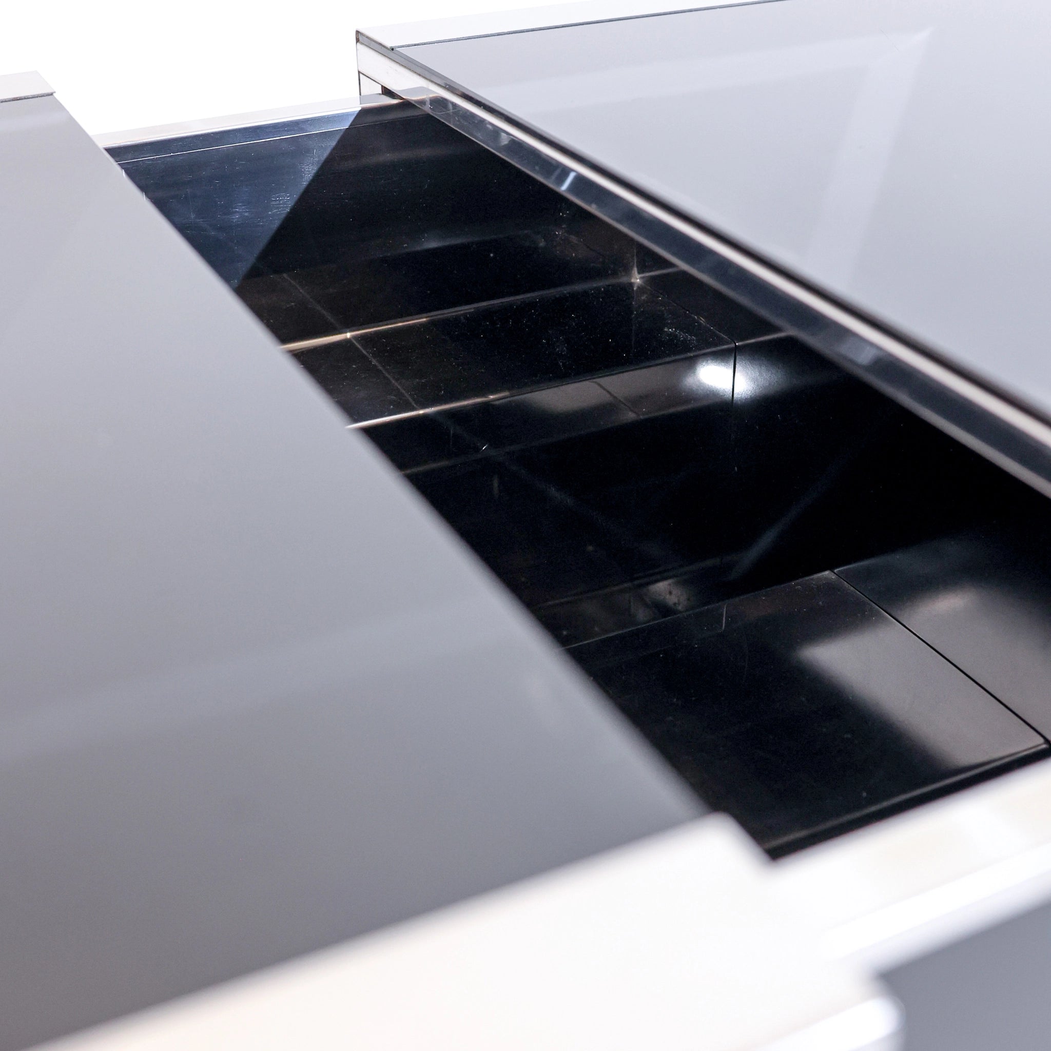 Willy Rizzo Dry Bar Coffee Table for Cidue, 1970s